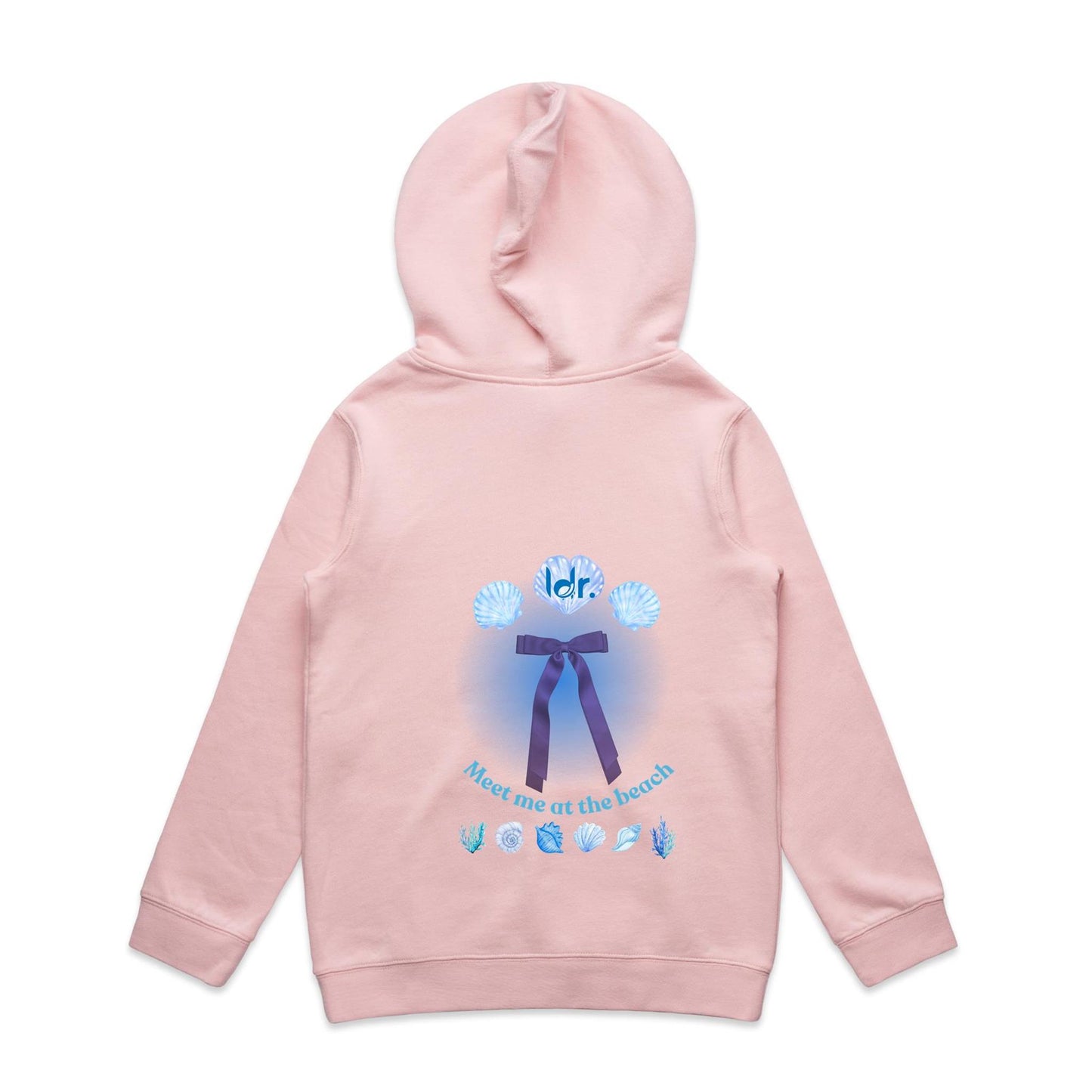 Meet me at the beach, ldr. Youth Hoodie.