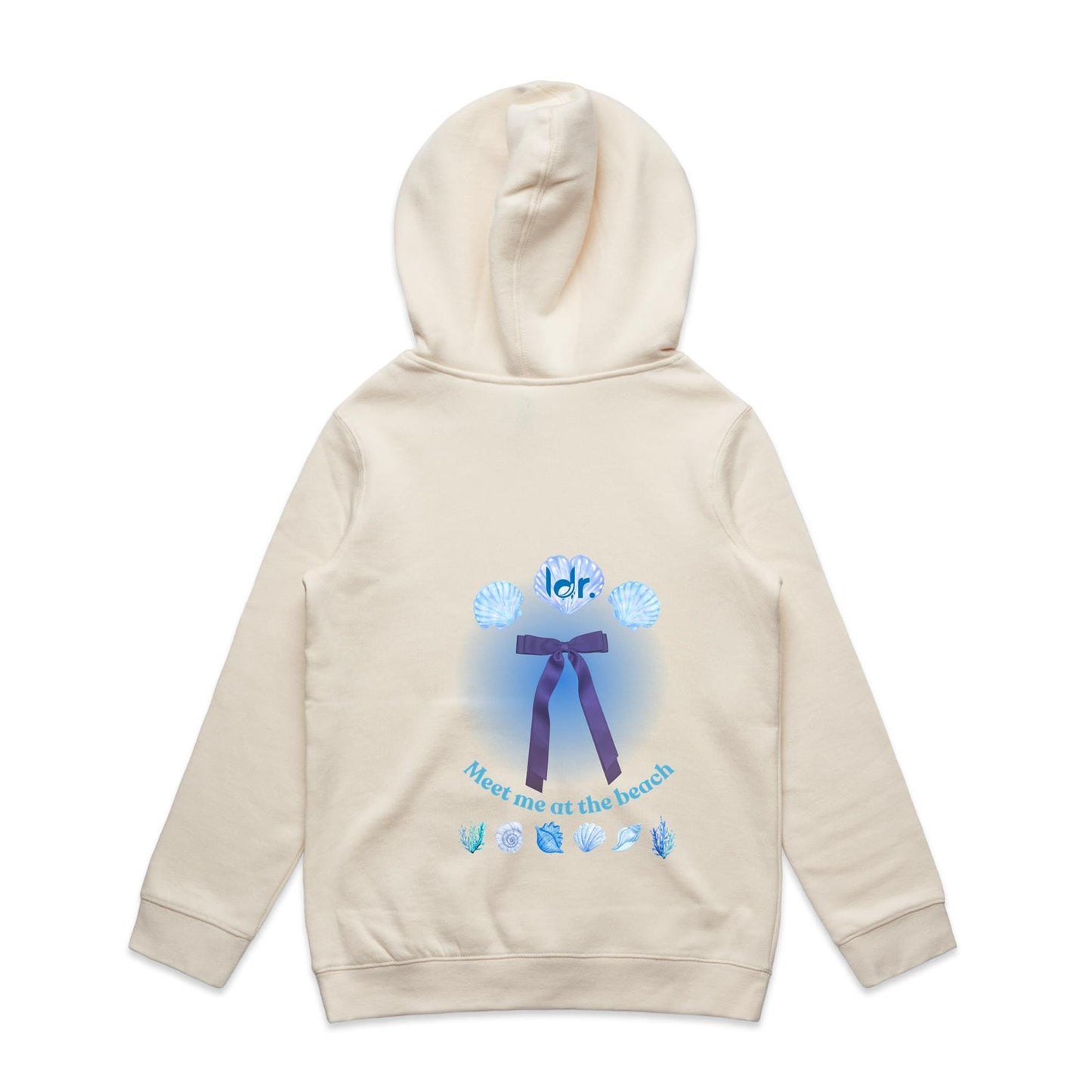 Meet me at the beach, ldr. Youth Hoodie.