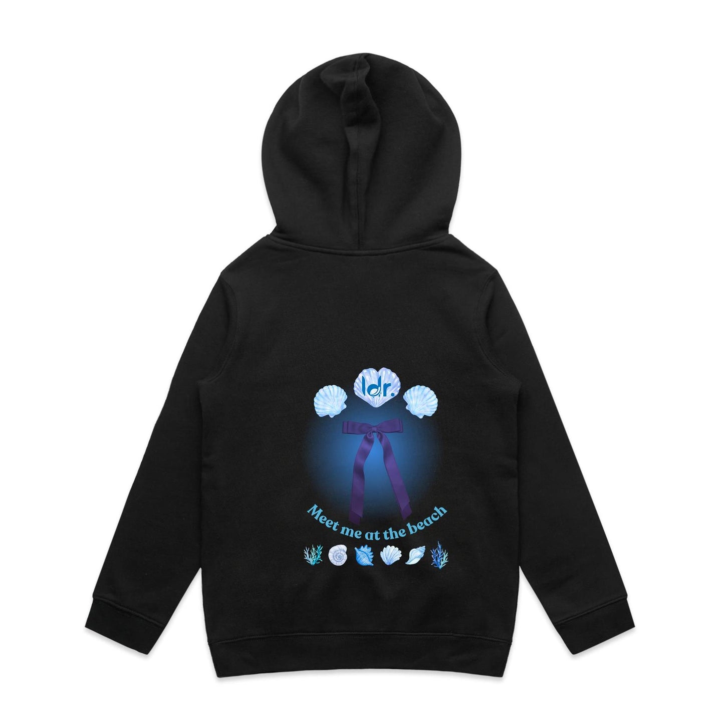 Meet me at the beach, ldr. Youth Hoodie.