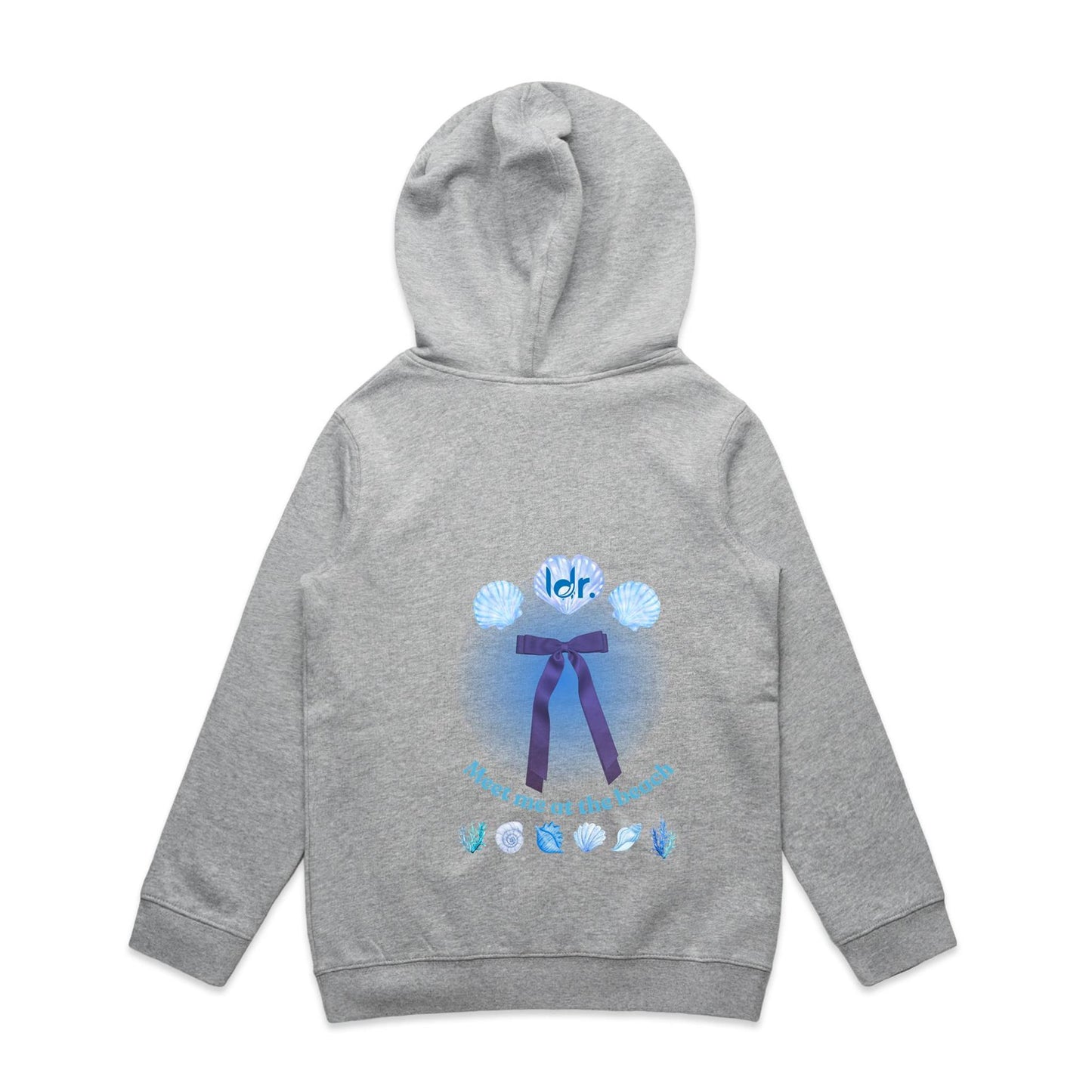 Meet me at the beach, ldr. Youth Hoodie.