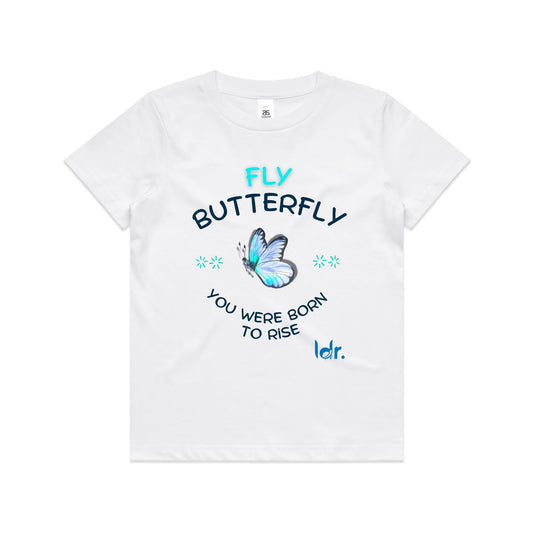 ldr. Fly Butterfly Kids Tee (Girls)