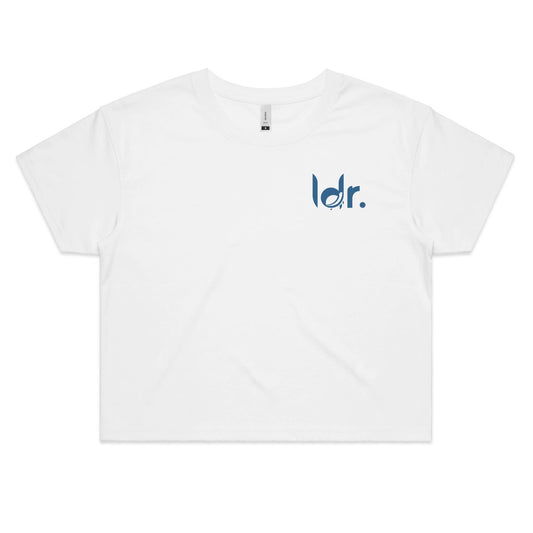 ldr. small logo Women's Crop Tee
