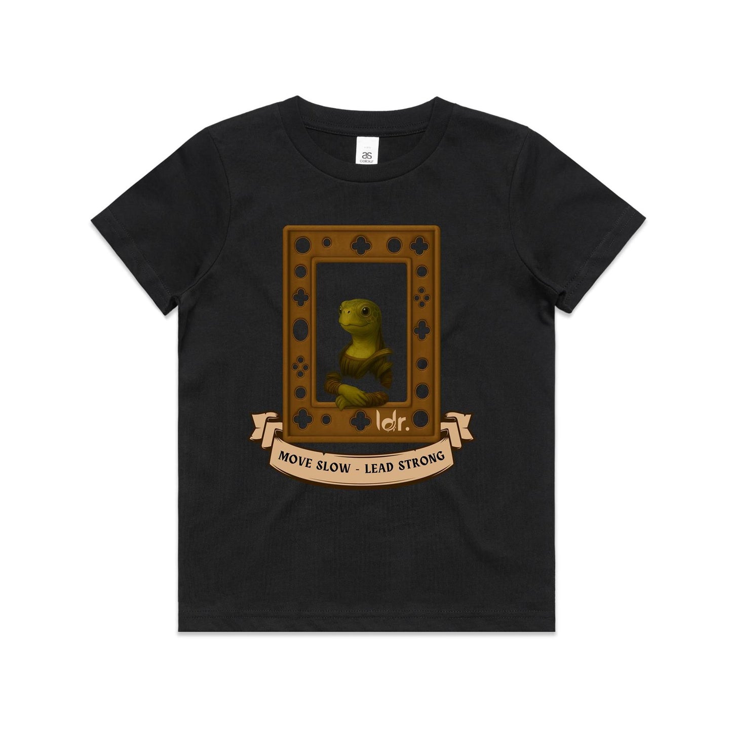 Move Slow - Lead Strong Youth Tshirt Black Tshirt