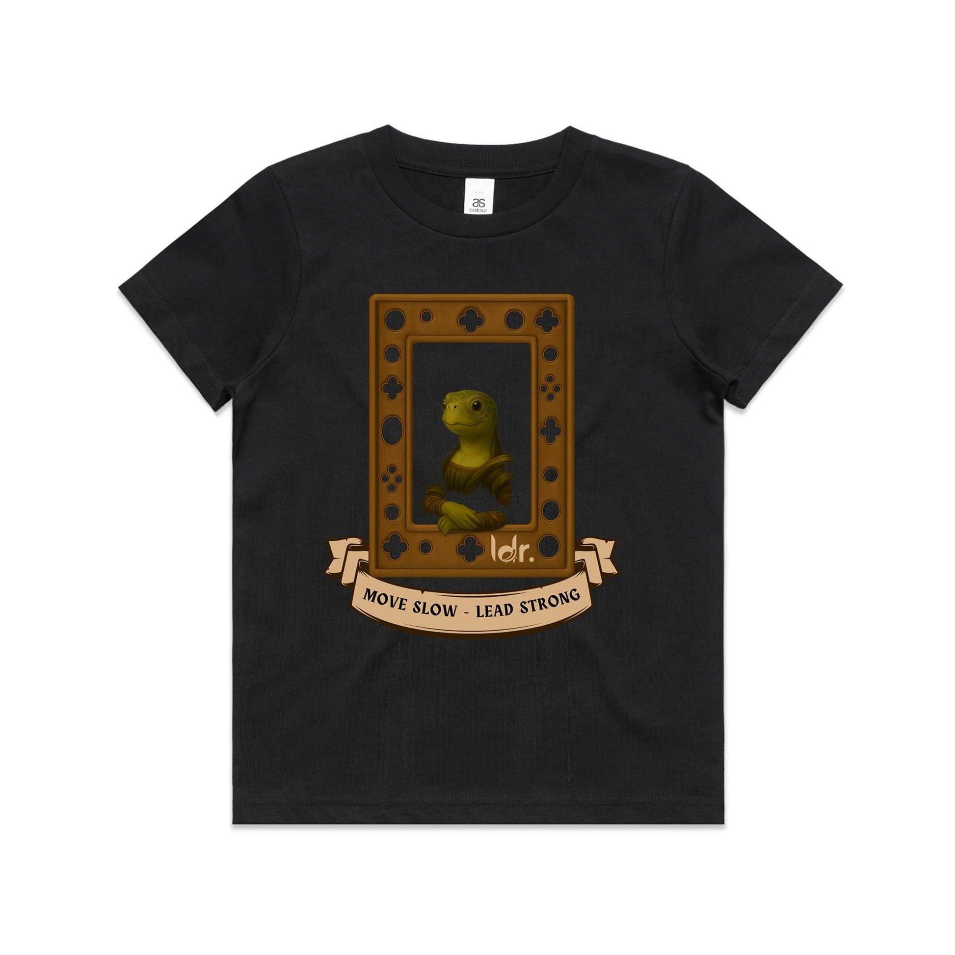 Move Slow - Lead Strong Youth Tshirt Black Tshirt