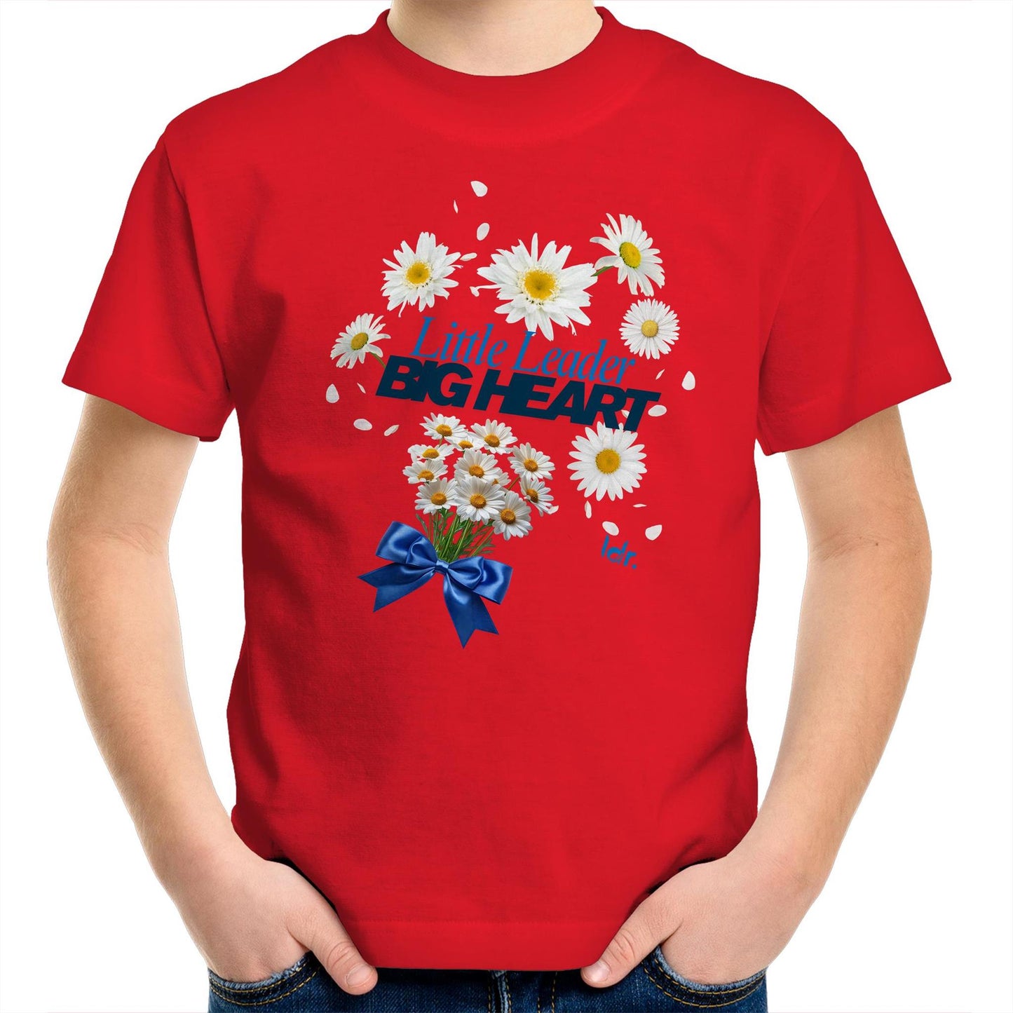 Big Heart, Flowers, girls, Youth Tee