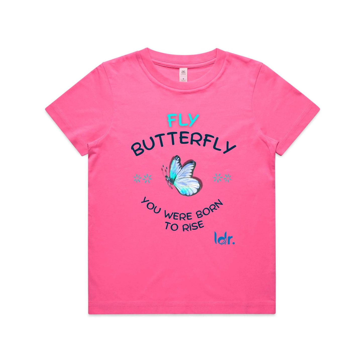 ldr. Fly Butterfly Kids Tee (Girls)