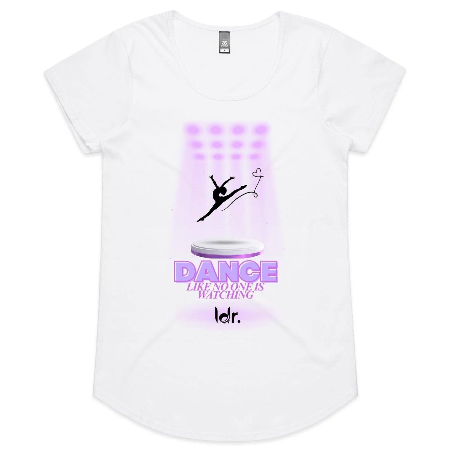 Dance like no one is watching -  Womens Scoop Neck T-Shirt
