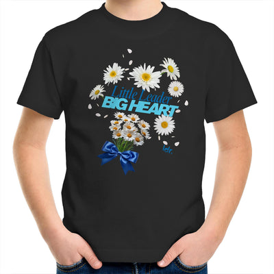 Big Heart, Flowers, girls, Youth Tee
